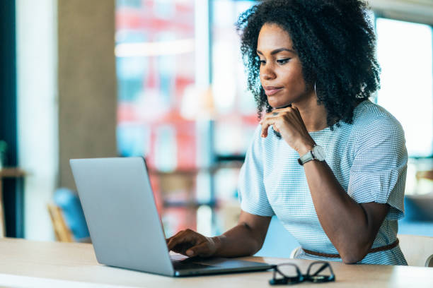istock Young Business woman at office 1303560598
