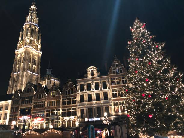 istock City center at night on Christmas 1303575318