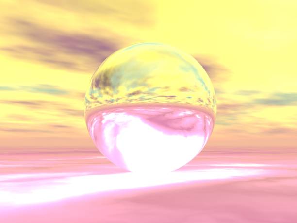 istock Fantastic landscape of Sphere and Sky 1303583726