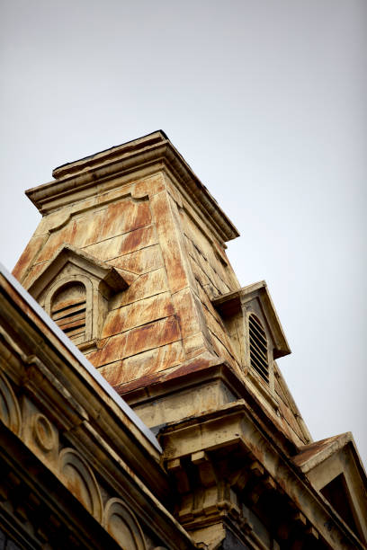 istock A copper roof in a walled city in old Quebec. 1303585281