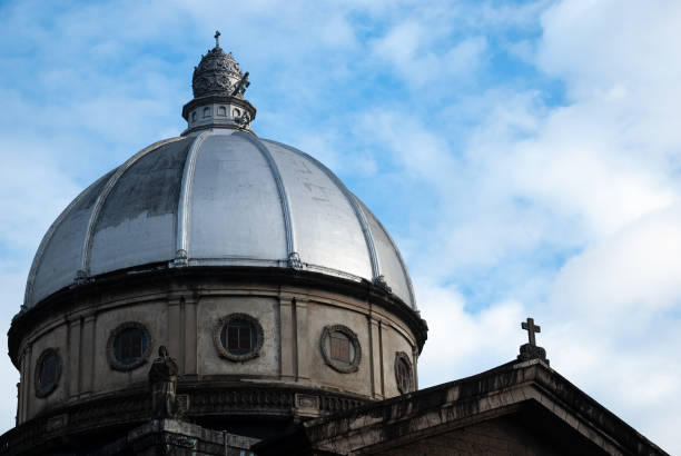 istock Dome of an old Catholic church 1303596699