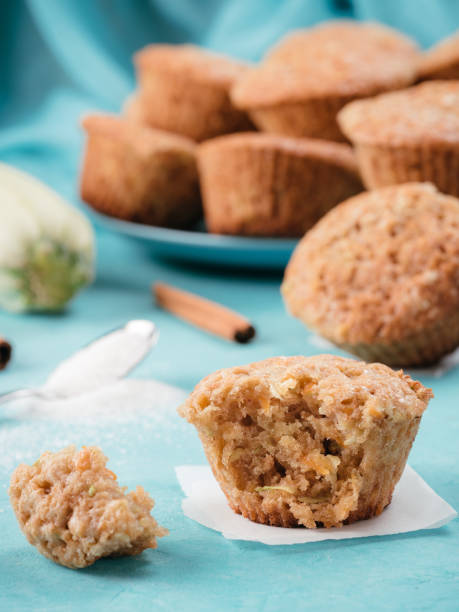 istock Muffins with zucchini, carrots, apple and cinnamon 1303599408