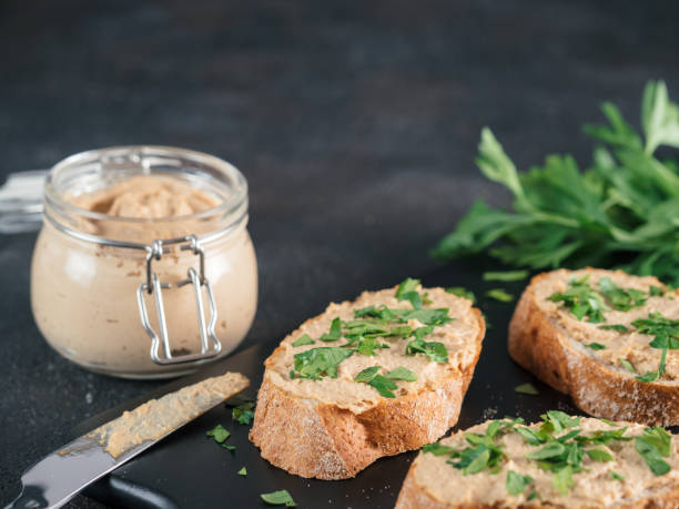 istock homemade turkey pate on bread 1303600201