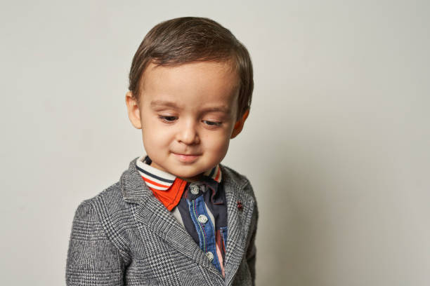 istock Funny portrait of a 2-years-old boy 1303609439