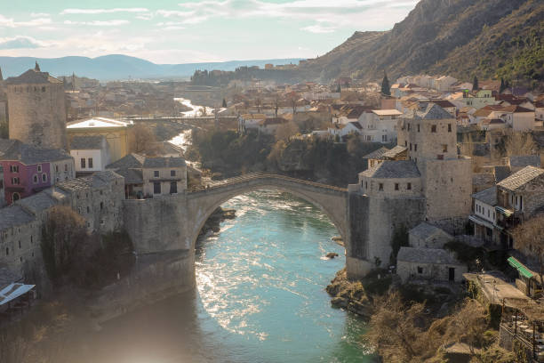 istock Stari Most Bridge in Mostar 1303614961