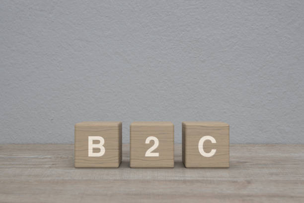 istock Business to customer marketing and strategy concept 1303616009