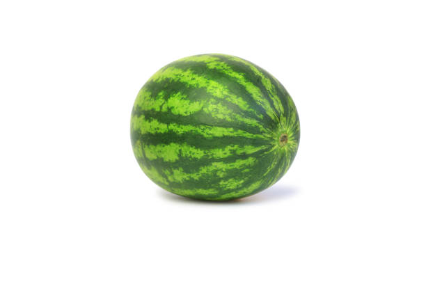 istock Watermelon isolated on white background with clipping path 1303617302