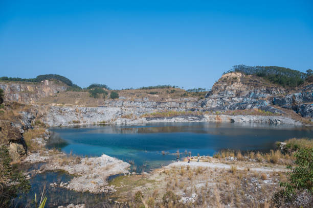 istock Natural scenery of mountains and lakes 1303618496