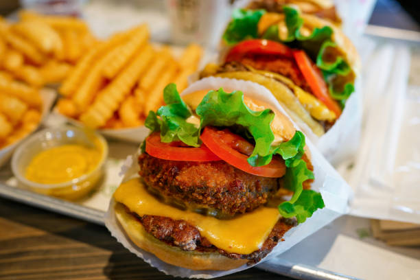 istock This combo includes a Hamburger, a Drink, a French fries. 1303619323