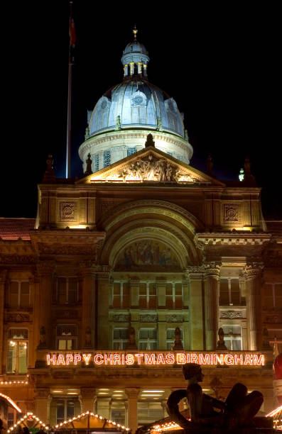 istock birmingham city hall at Christmas, Birmingham, UK 1303619651