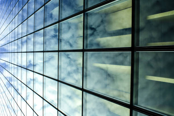 istock abstract design of modern building windows 1303619669