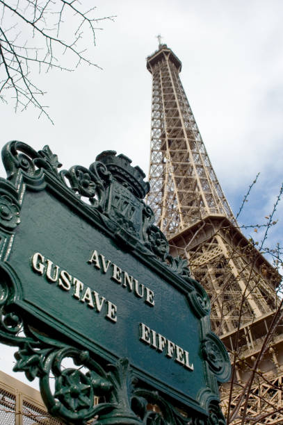 istock sign at Eiffel Tower, Paris, France 1303619806
