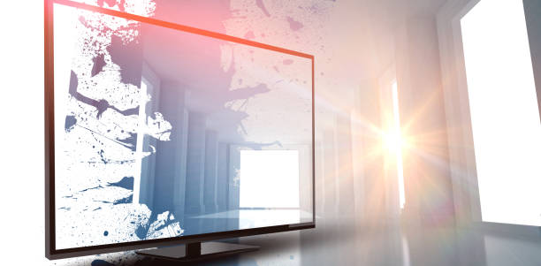 istock Composite image of blank computer monitor 1303621190
