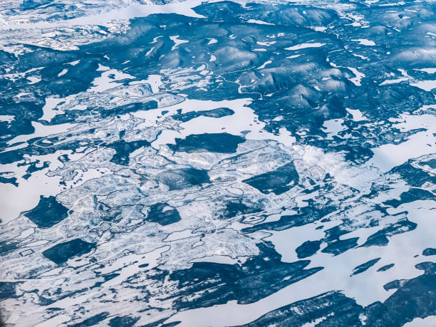 istock High Angle View Of Snow Covered Mountain 1303623737