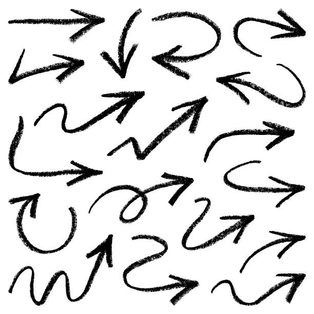 ilustrații de stoc cu săgeţi - săgeată