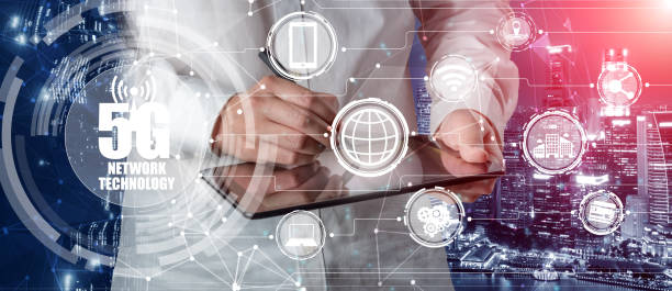 istock Advanced communication and global internet network connection in smart city 1303627518
