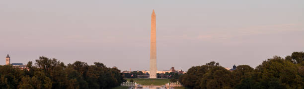istock looking across to the Washington Monument at dusk, Washington, DC 1303629018