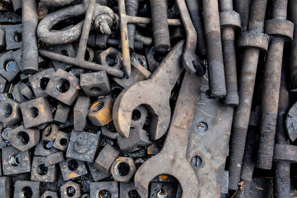 istock collection of old rusty nuts and bolts 1303630305