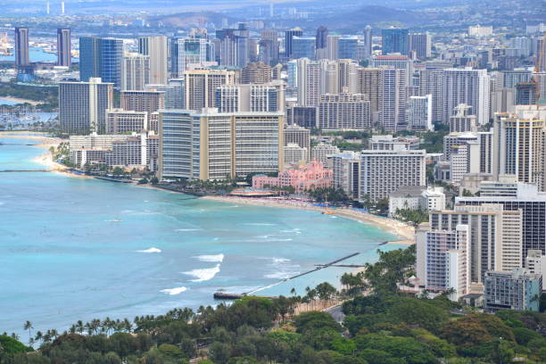 istock Waikiki Beach and Hotels 1303631584