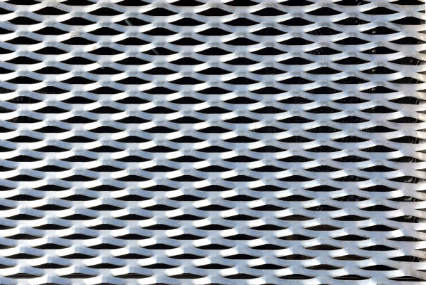istock Steel Grille close-up diamond 1303642380