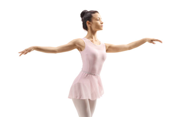 istock Female ballet dancer dancing on tiptoes 1303643161