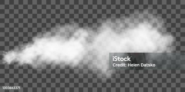 透明な背景に隔離された白いスモークパフ - 煙のベクターアート素材や画像を多数ご用意 - 煙, 雲, かすみ
