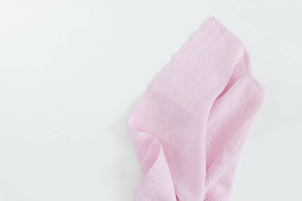 istock napkin isolated on white background. 1303644654