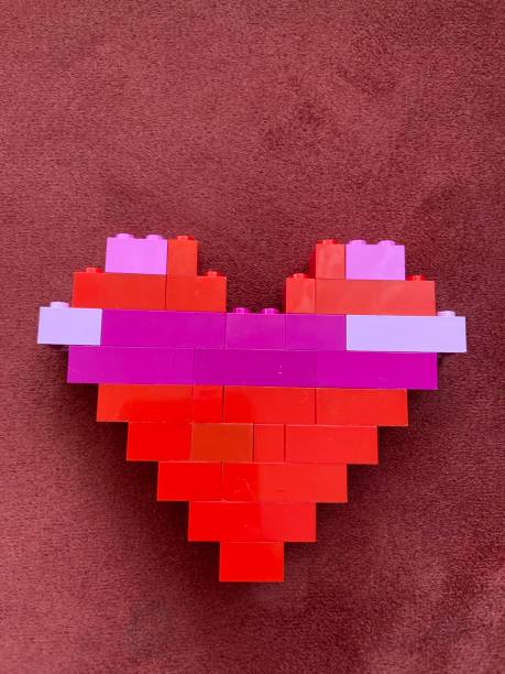 istock heart design with blocks toys 1303647679