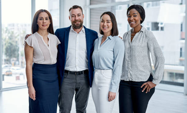 istock Success is achieved through our group efforts 1303650245