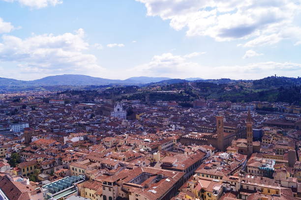 istock Aerial view of Florence 1303650333