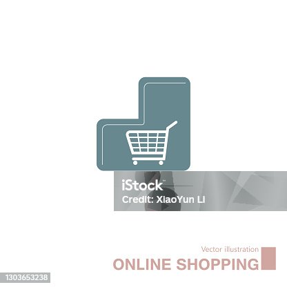 istock Shopping icon design. 1303653238