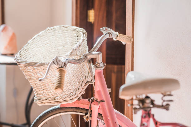istock old vintage bicycle parked at home 1303658984