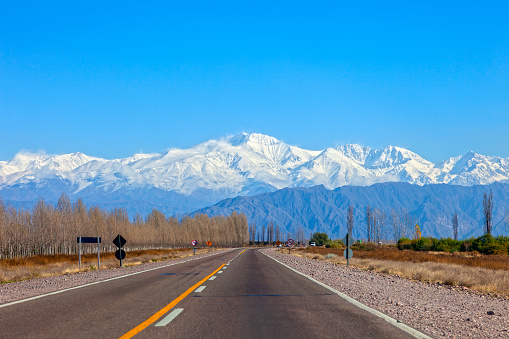 Cordillera andina en Mendoza, Argentina photo