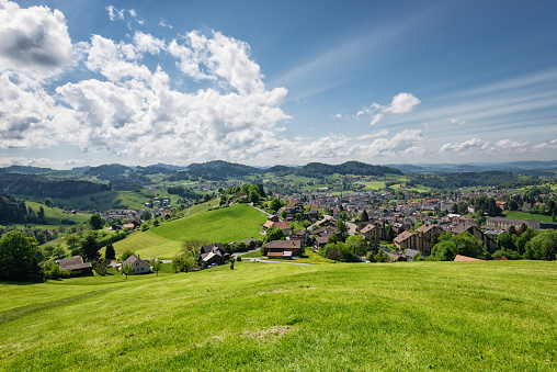Herisau, capital town of canton Appenzell Ausserrhoden in Switzerland