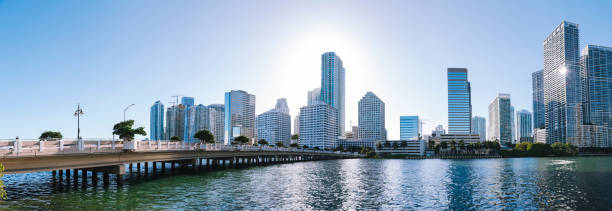 istock Brickell Key city centre Miami Florida skyline USA 1303665844
