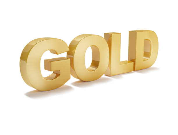 istock GOLD word on white background .3d  illustration 1303667351