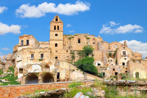 istock Italy - abandoned town of Craco 1303671452