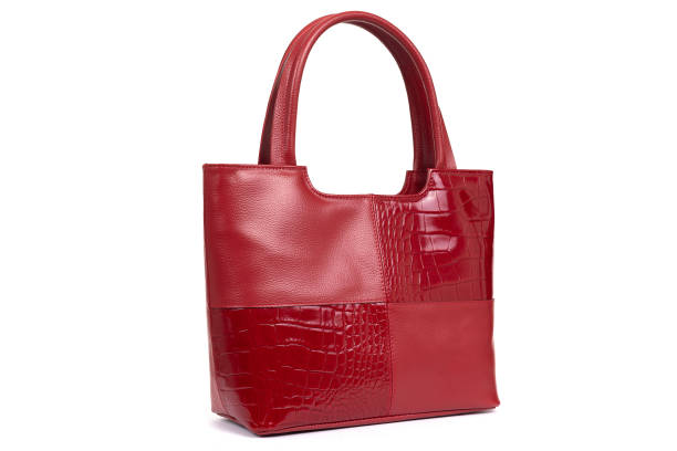 istock stylish ladies leather bag on a white background 1303671829