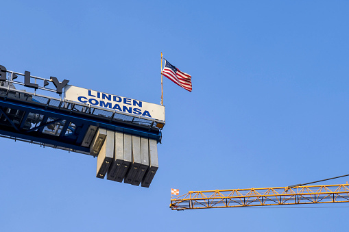 Chicago, USA Aug 2, 2018: Wrigley Field home of the Chicago Cubs, during a home game against the Padres late in the day.