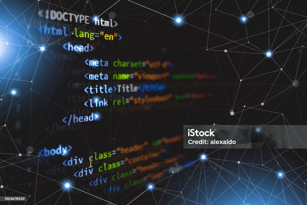 Html Web Developing Background Stock Illustration - Download Image Now ...