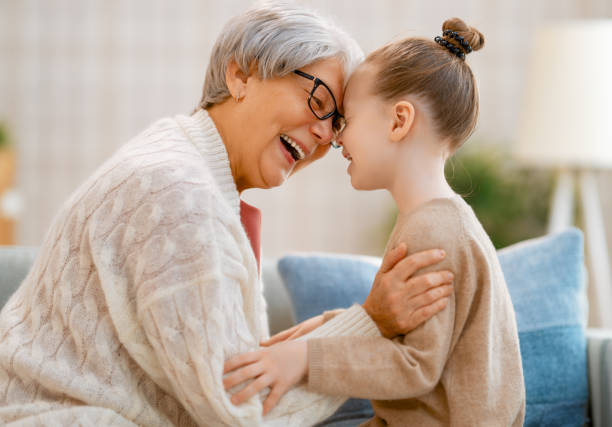 istock nice girl and her grandmother 1303682979