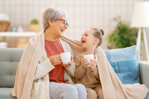 istock nice girl and her grandmother 1303683100