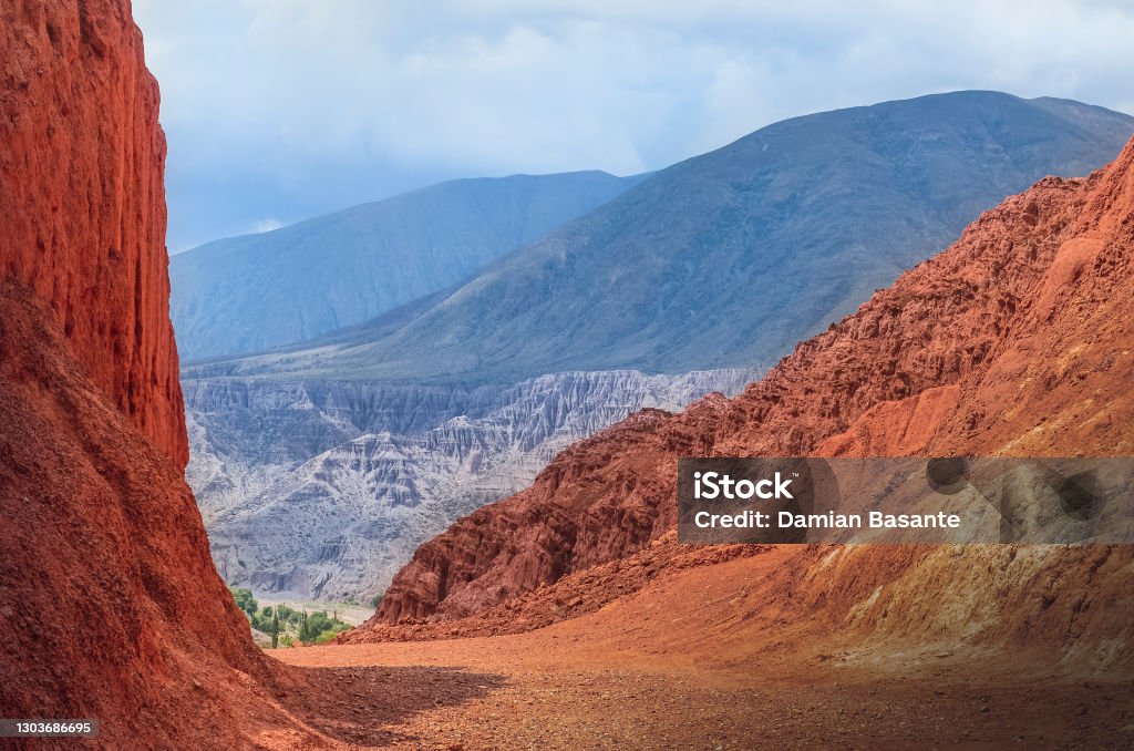 Colored landscape in Purmamarca, Jujuy Argentina Stock photo of the colored hills and mountains in Purmamarca village , Jujuy, Argentina. Landscape Argentina Stock Photo