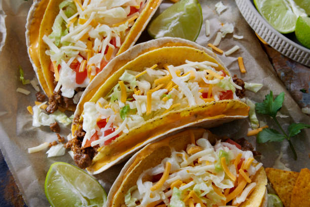 istock The Cheesy Gordita Beef Taco 1303687169