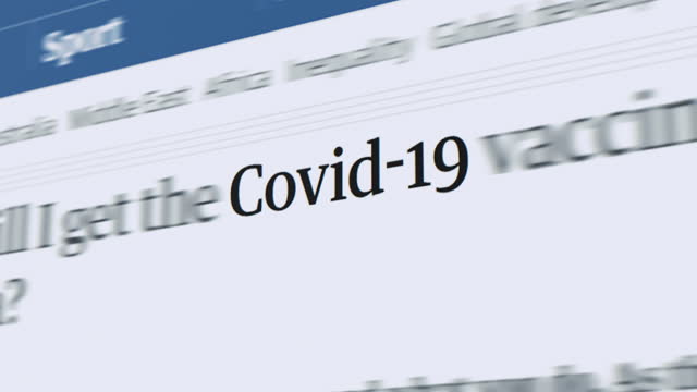 COVID-19 in the article and text