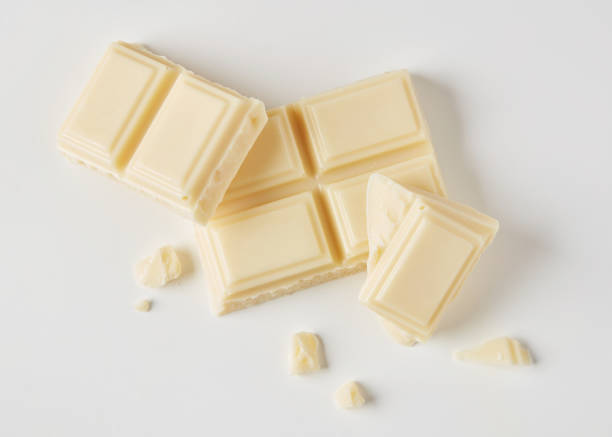 batony z białej czekolady - white chocolate zdjęcia i obrazy z banku zdjęć