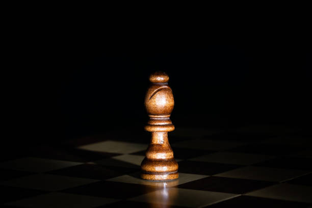 istock Wooden chess piece. 1303705782