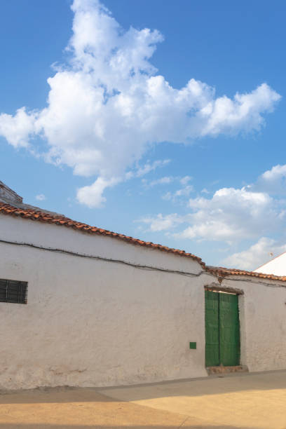 istock old stone houses whit green door 1303706199