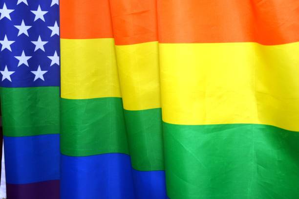 istock Flag Usa LGBT 1303713193