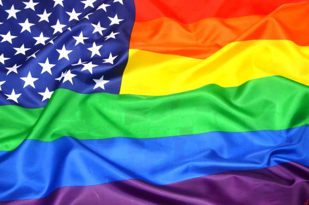 istock Flag Usa LGBT 1303713723